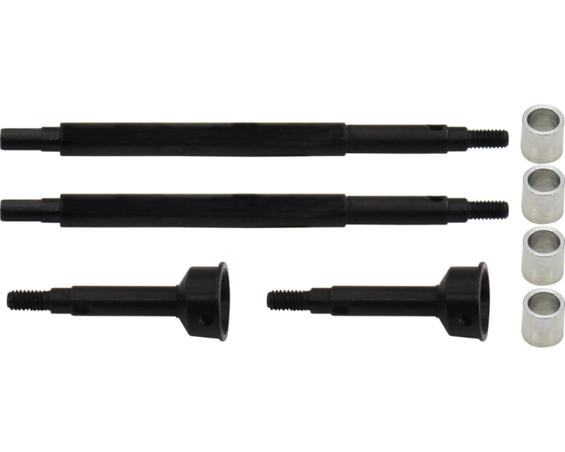 +5mm hardened Steel Drive Stub Axles TRX4-M