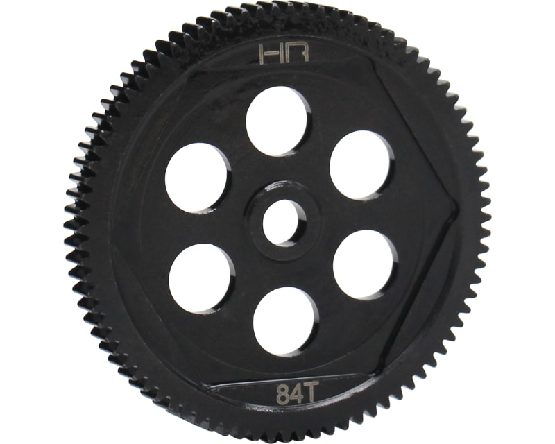 Steel Spur Gear & Slipper Pads 48p 84t: 22S