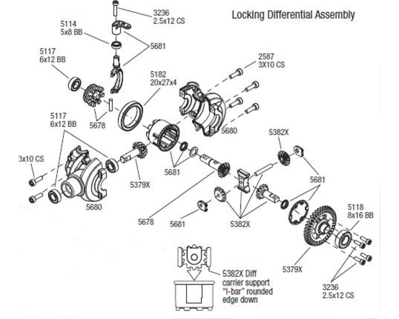 Hard Aluminum Differential Case Summit