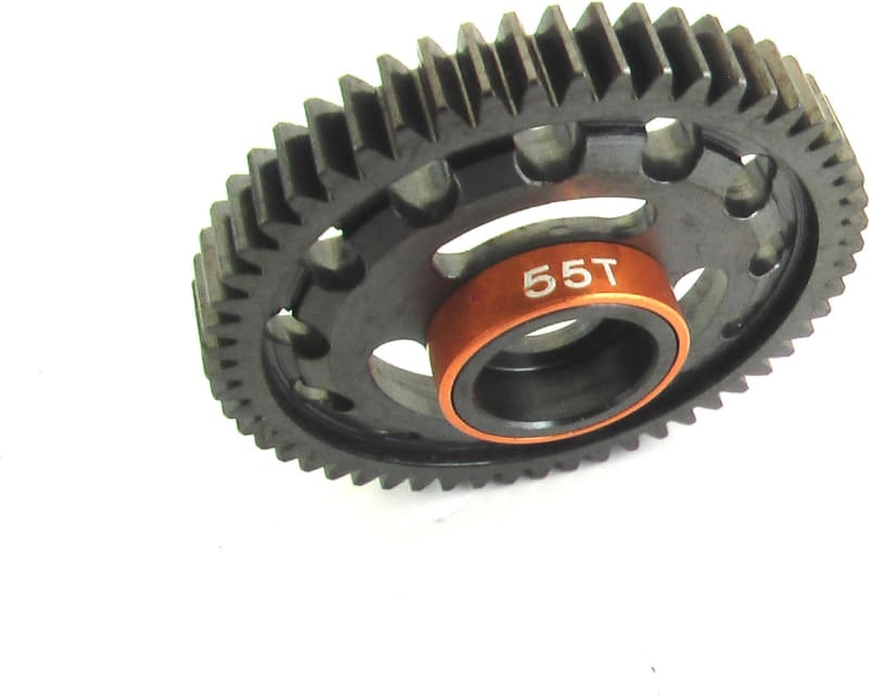 Steel Spur Gear (55t)(Gold) - 1/16 TRA