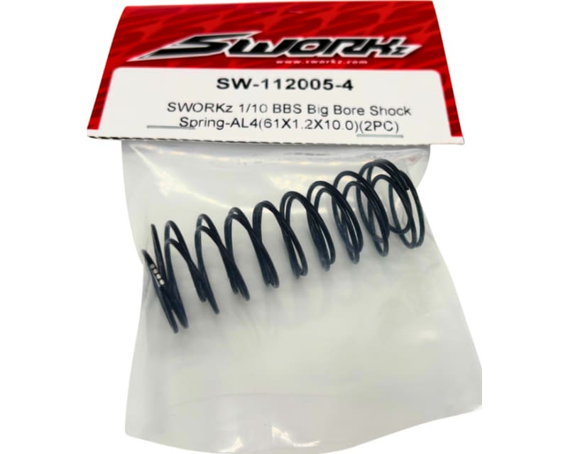 1/10 BBS Big Bore Shock Spring-AL4(61X1.2X10.5)(2PC)