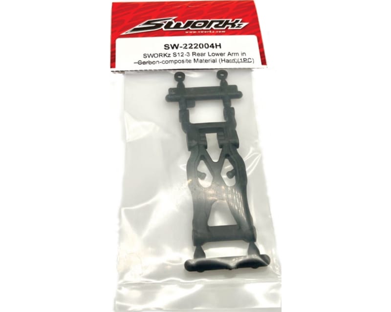 S12-3 Rear Lower Arm in Carbon-composite Matrl (Hrd)(1PC)