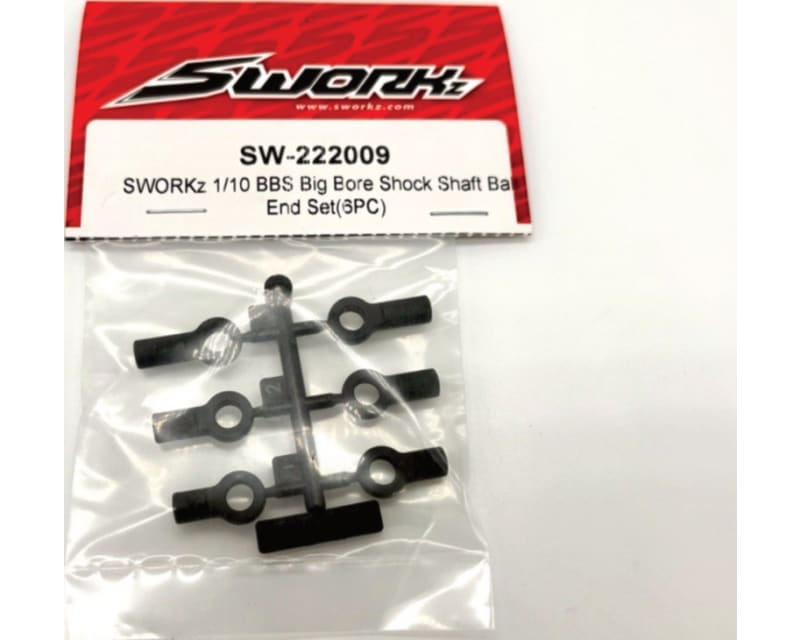 1/10 BBS Big Bore Shock Shaft Ball End Set(6PC)