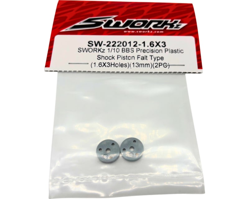 Tap to zoom SWRKz 1/10 BBS Prcsn Plstc Shck Pstn Flt Typ (1.6X3Hls)(13mm)(2P
