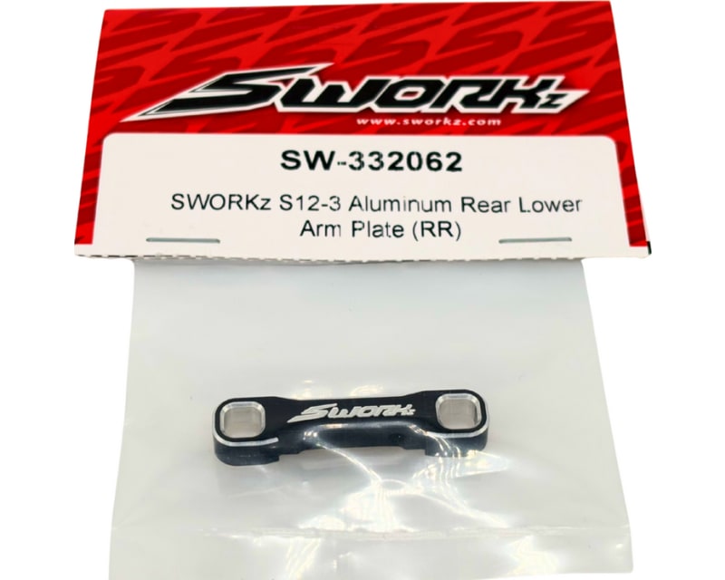 Tap to zoom S12-3 Aluminum Rear Lower Arm Plate (RR)