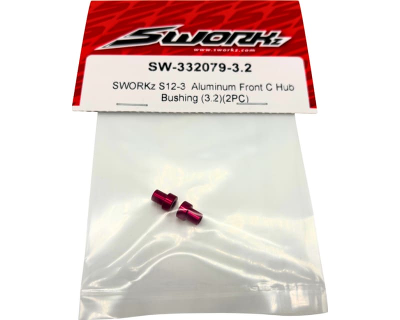 Tap to zoom S12-3 Aluminum Front C Hub Bushing (3.2)(2PC)