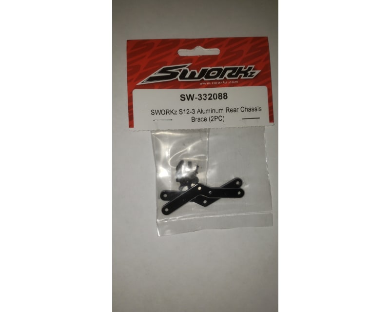 Tap to zoom S12-3 Aluminum Rear Chassis Brace (2PC)