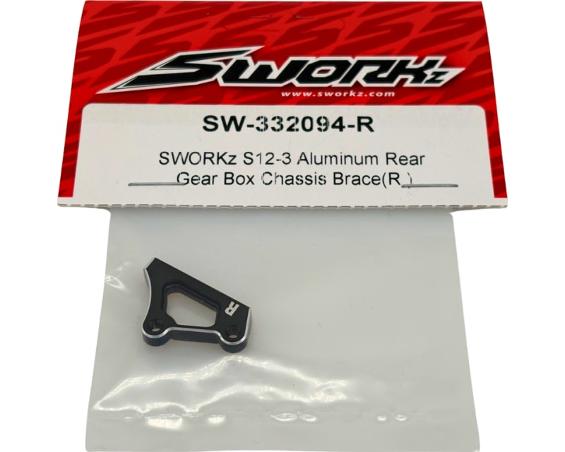 Tap to zoom S12-3 Aluminum Rear Gear Box Chassis Brace (R)