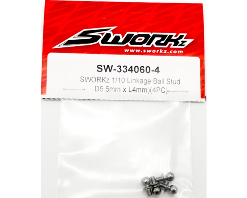 1/10 Linkage Ball Stud D5.5mm x L4mm)(4PC)