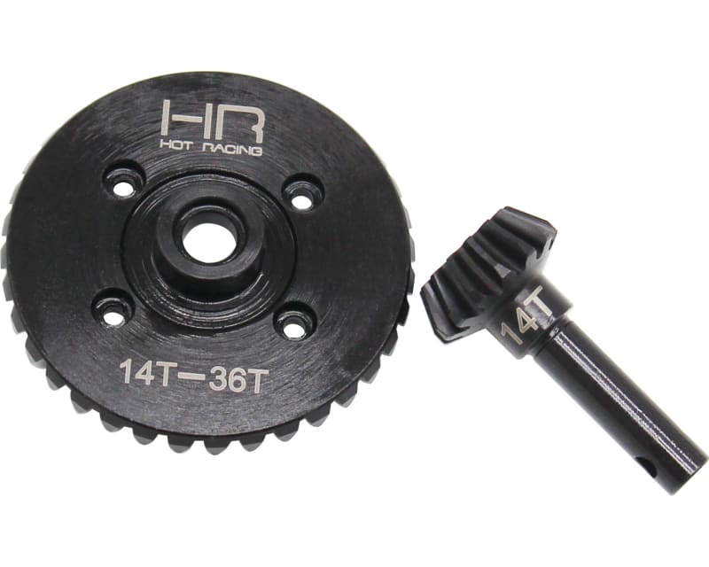 36t/14t Steel Helical Diff Ring/Pinion Overdrive Gear Set