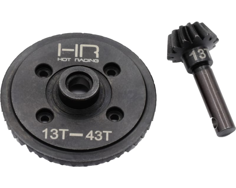 43t/13t Steel Helical Diff Ring/Pinion Underdrive Gear Set