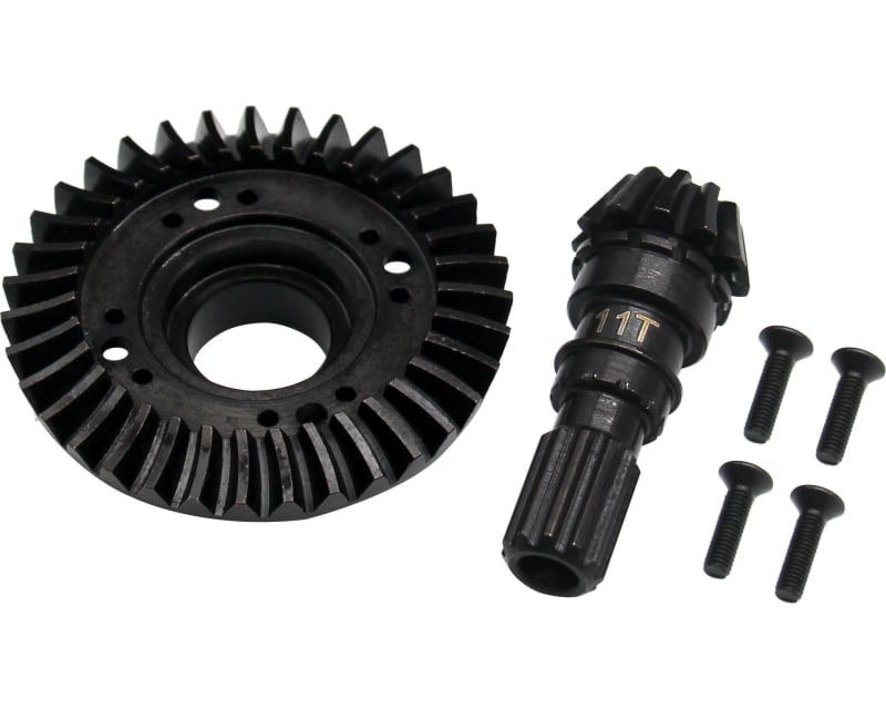 Tap to zoom 35t/11t HT Helical Diff Ring/Pinion Front Gear TRA XRT X Maxx
