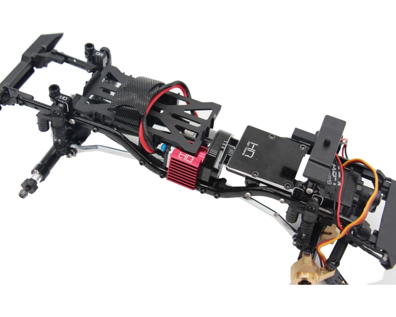 Red 9 Fin 030 Motor heat sink Scx 24