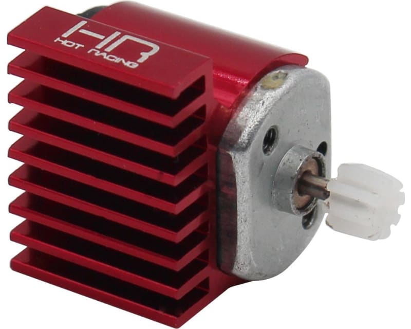Red 9 Fin 030 Motor heat sink Scx 24