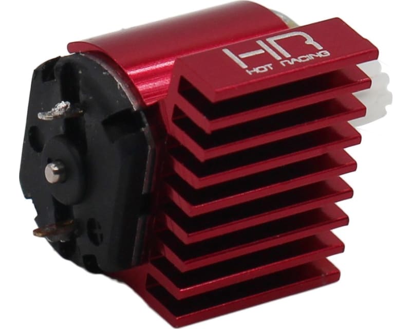 Red 9 Fin 030 Motor heat sink Scx 24