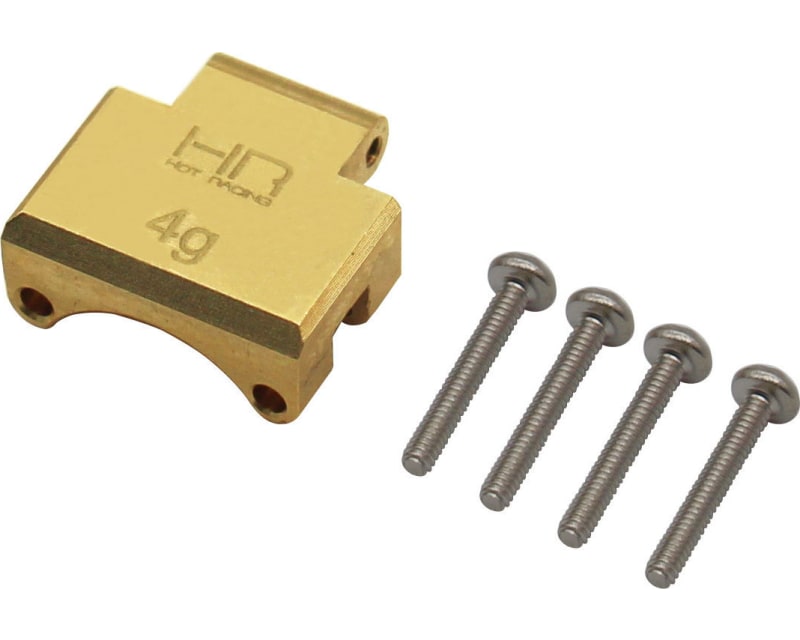 Brass Rear Axle Truss Upper Link Mount SCX 24