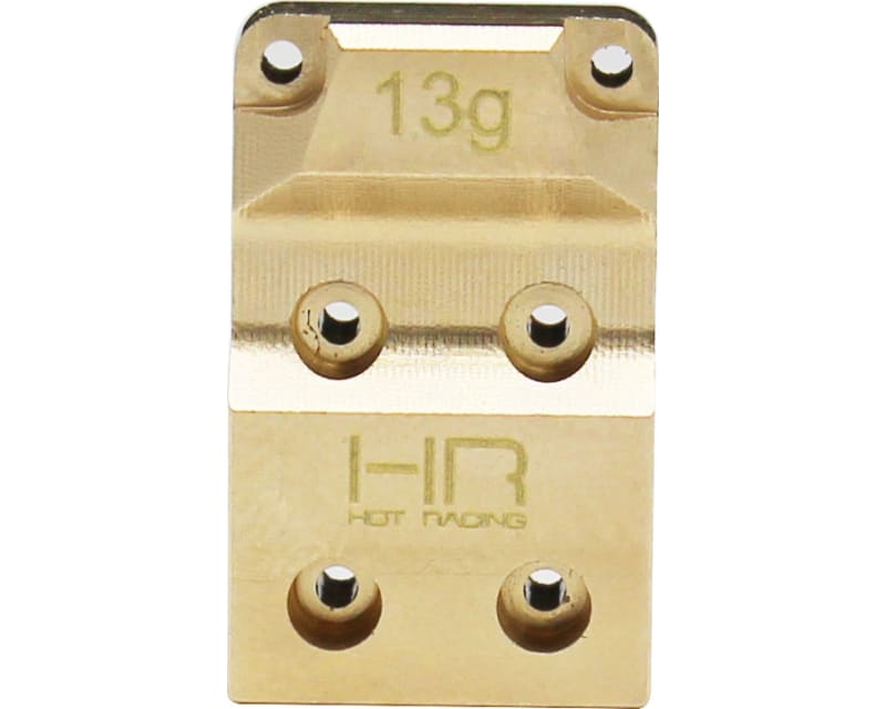 Brass Diff Cover with SS skid Plate SCX24