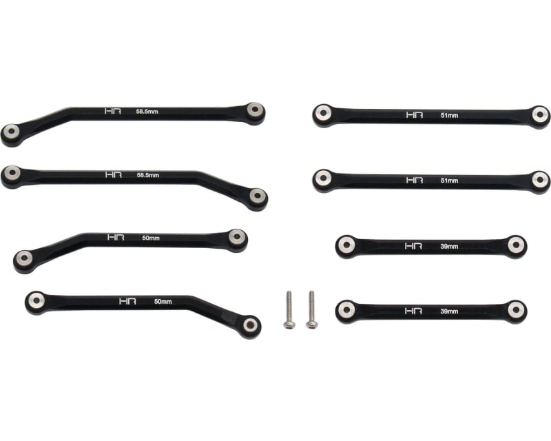 Aluminum High Clearance 4 Links Set for (133.7mm) Scx 24