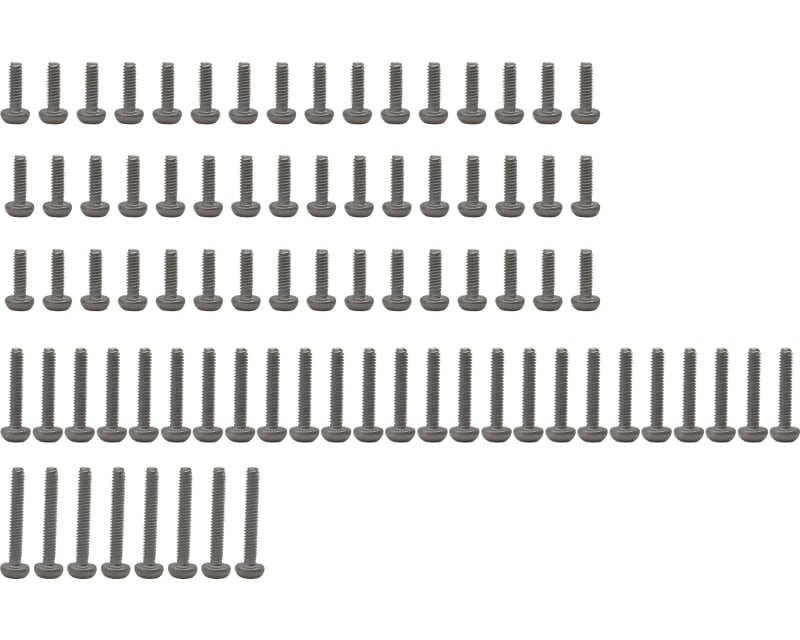 M1.4 Stainless Steel Full Screw Set 81 Pieces Scx 24
