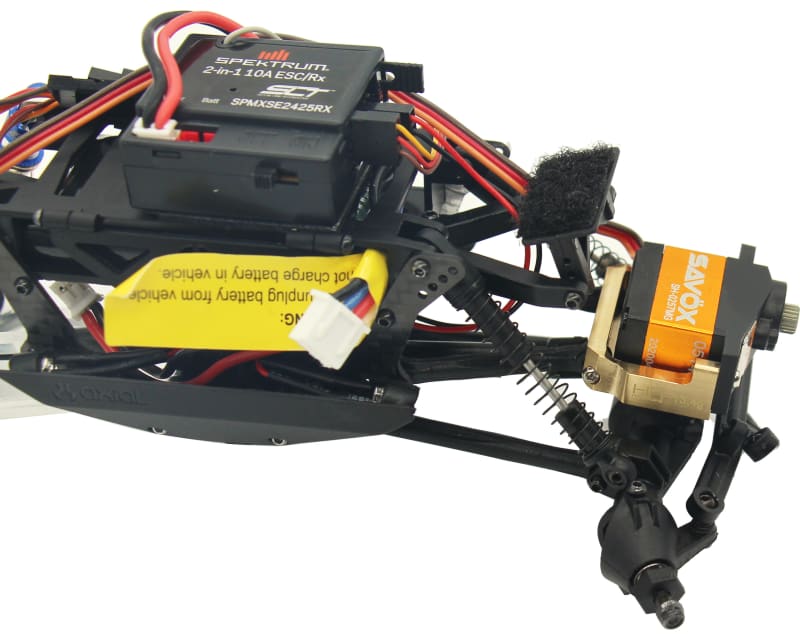 Brass 13.4g Emax or Savox Servo Mount AX 24