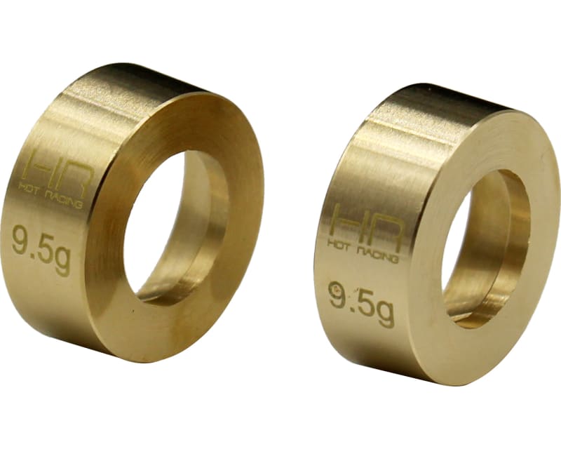 9.5g Brass Machete Wheel Weights Scx24