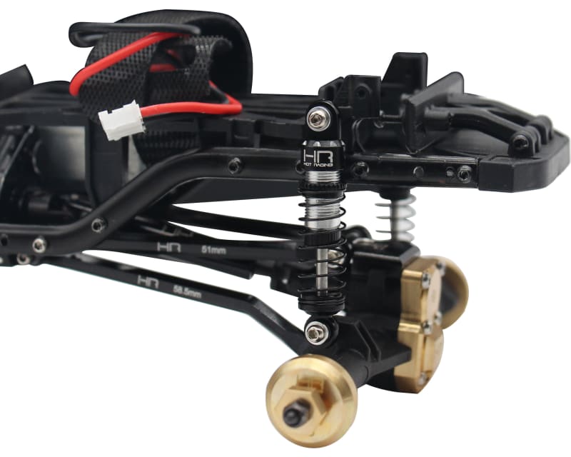 Aluminum Threaded Big Bore Oil Shocks - Scx24