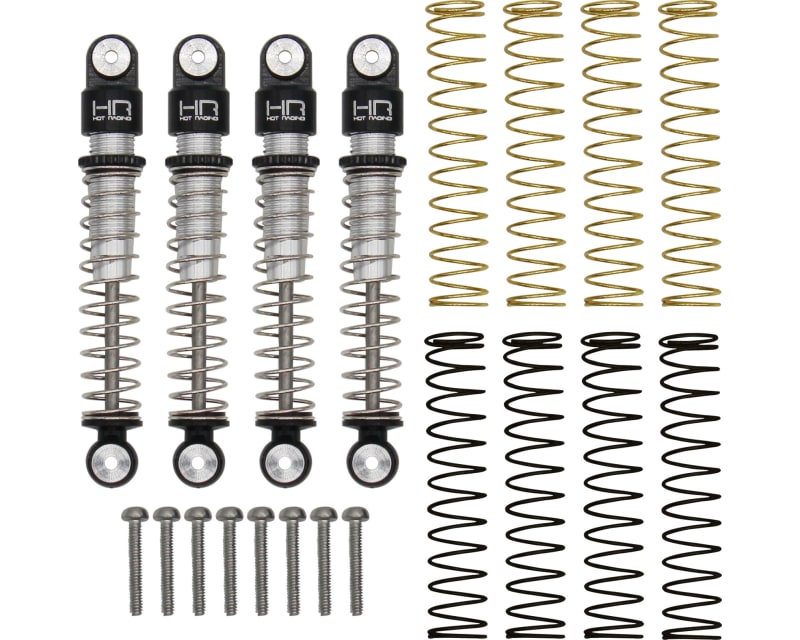 Aluminum Threaded Long Travel Shocks - Axial Scx24
