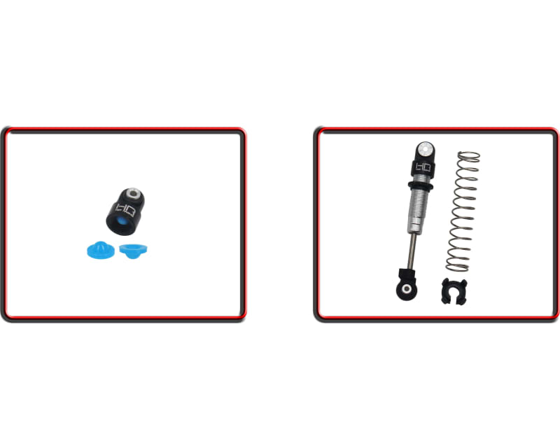 Aluminum Threaded Long Travel Oil Shocks - Scx24