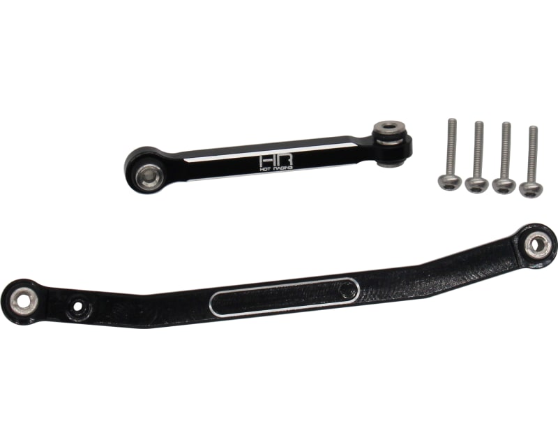Black Aluminum Fix Link tight tolerance Steering Rod SCX24