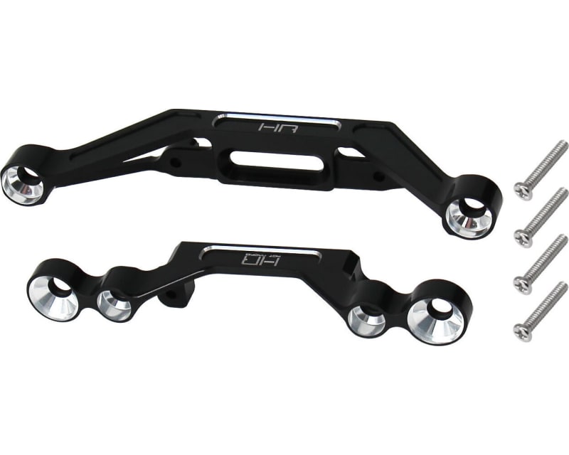 Black Anodized T6 Aluminum LED Mount Set fits Axial K10 SCX30