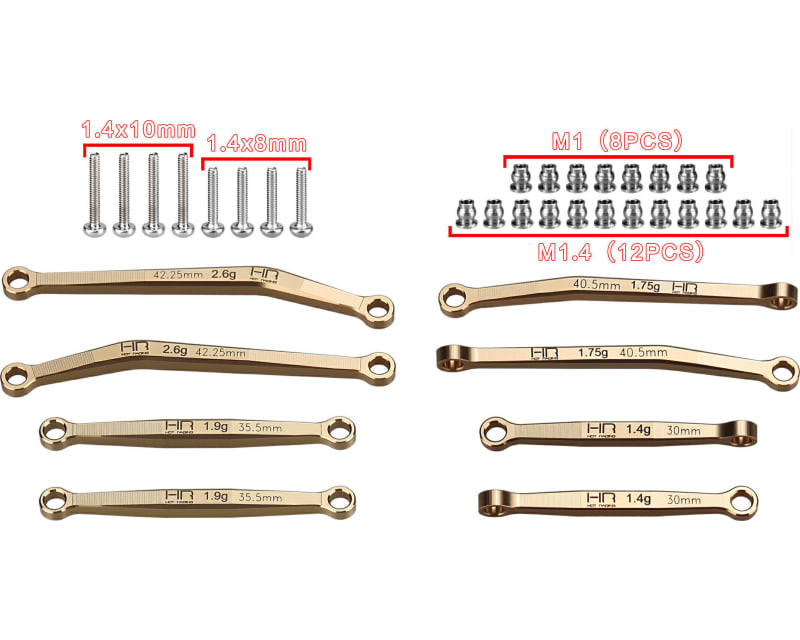 Tap to zoom No Flex upgrade Brass Link set SCX30