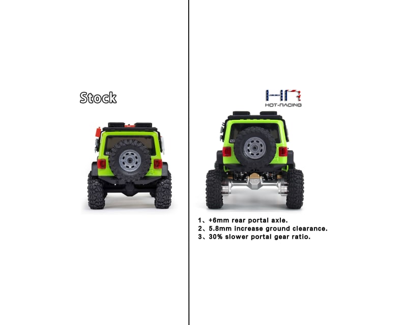 Mullet Conversion+6mm Fits Axial SCX30