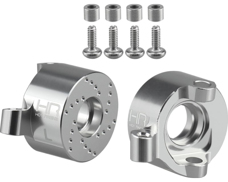 T6 Aluminum Front Steering Blocks (knuckles) fits Axial SCX30