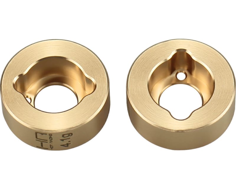 Brass Rear Hub 4.1g SCX30