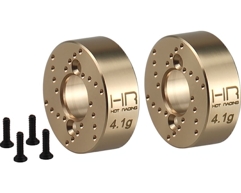 Brass Rear Hub 4.1g SCX30