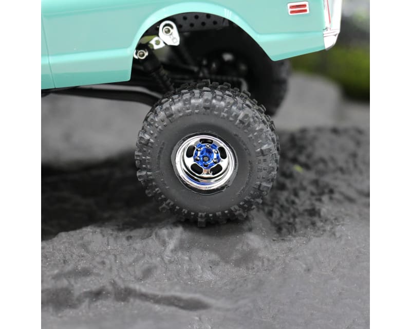 Blue Aluminum M2 Flanged Wheel Nuts SCX30