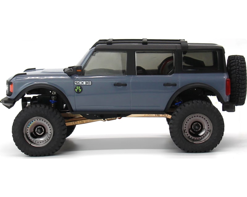 Black Chrome Brass CL 9.3g Wheels fits Axial SCX30