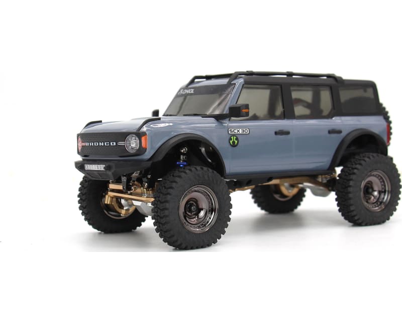 Black Chrome Brass CL 9.3g Wheels fits Axial SCX30