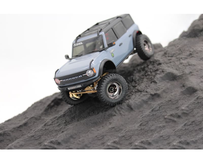 Black Chrome Brass CL 9.3g Wheels fits Axial SCX30