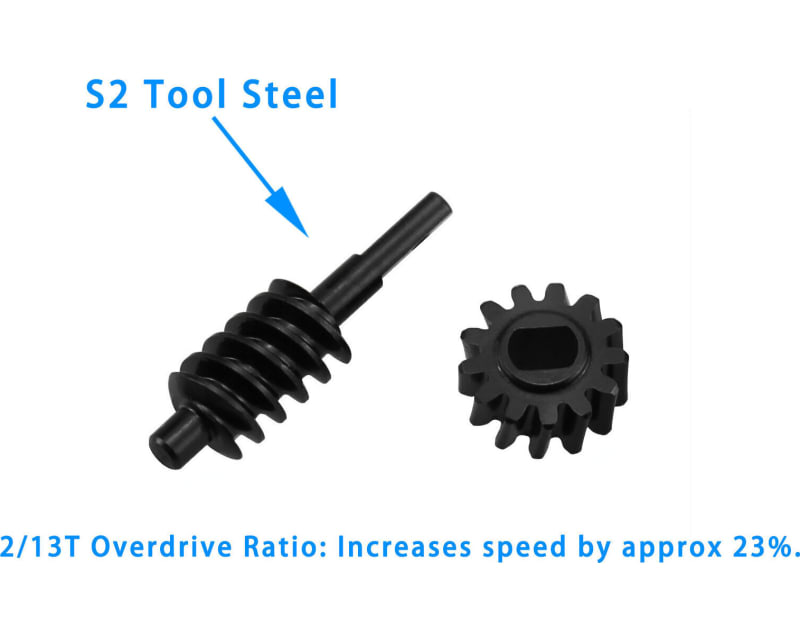 2/13T Overdrive Worm Gear Set fits Axial SCX30