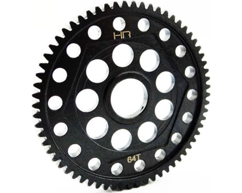 Steel Spur Gear 64 Tooth 32 Pitch - Axial Yeti and SCX