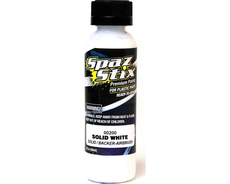 Solid White/Backer Airbrush Ready Paint 2oz Bottle