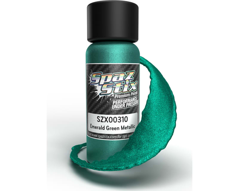 Emerald Green Metallic Airbrush Ready Paint, 2oz Bottle