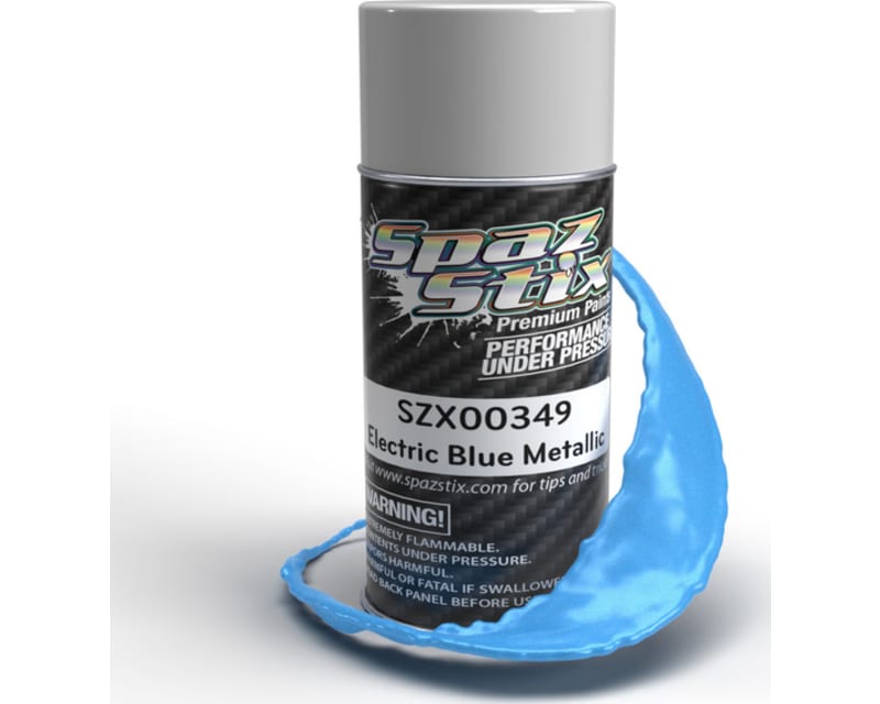 Tap to zoom Electric Blue Metallic Aerosol Paint 3.5oz Can