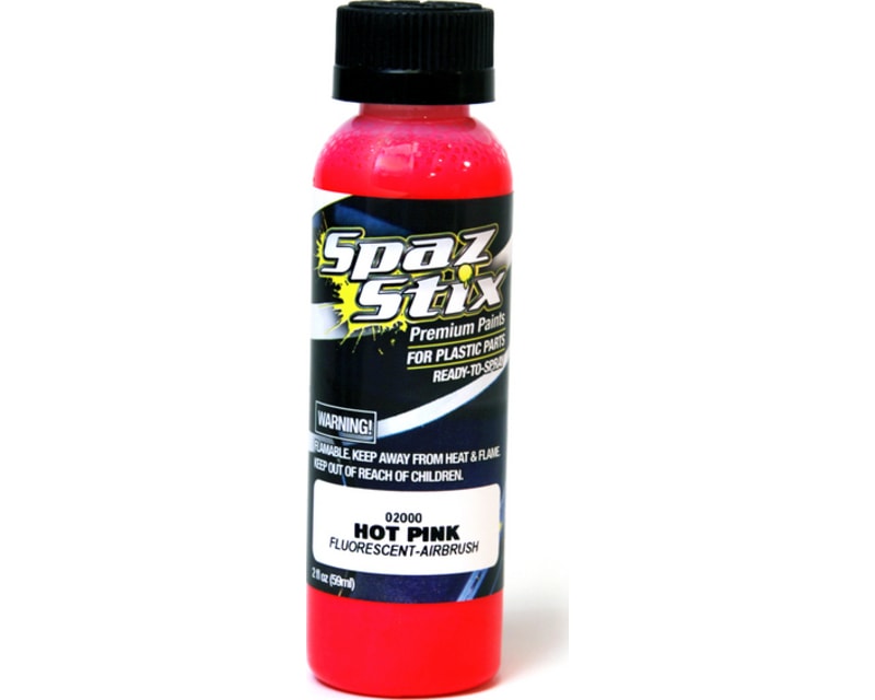 Hot Pink Fluorescent Airbrush Ready Paint 2oz Bottle