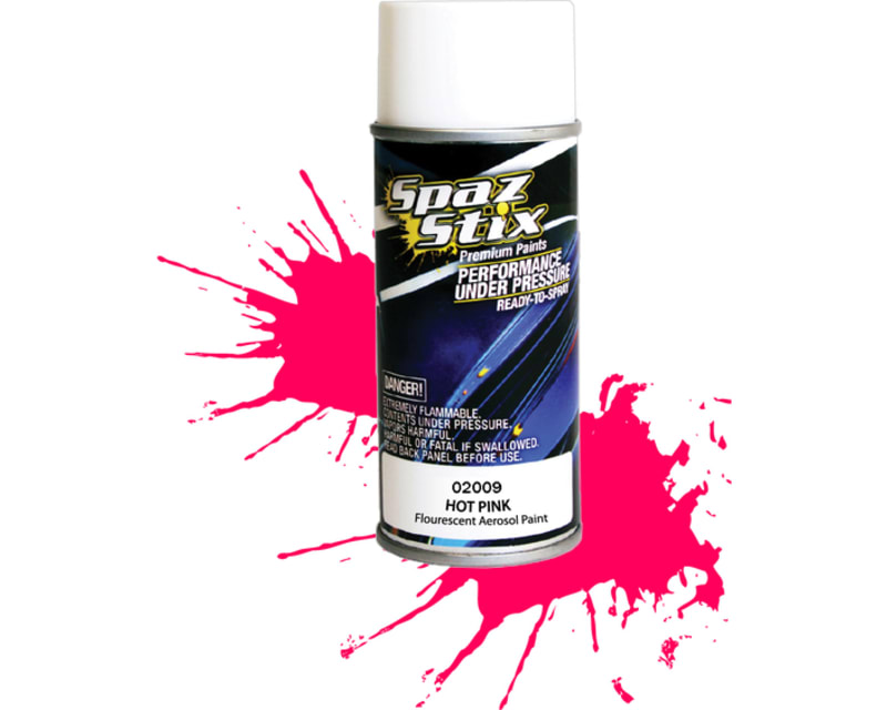 Hot Pink Fluorescent Aerosol Paint 3.5oz Can