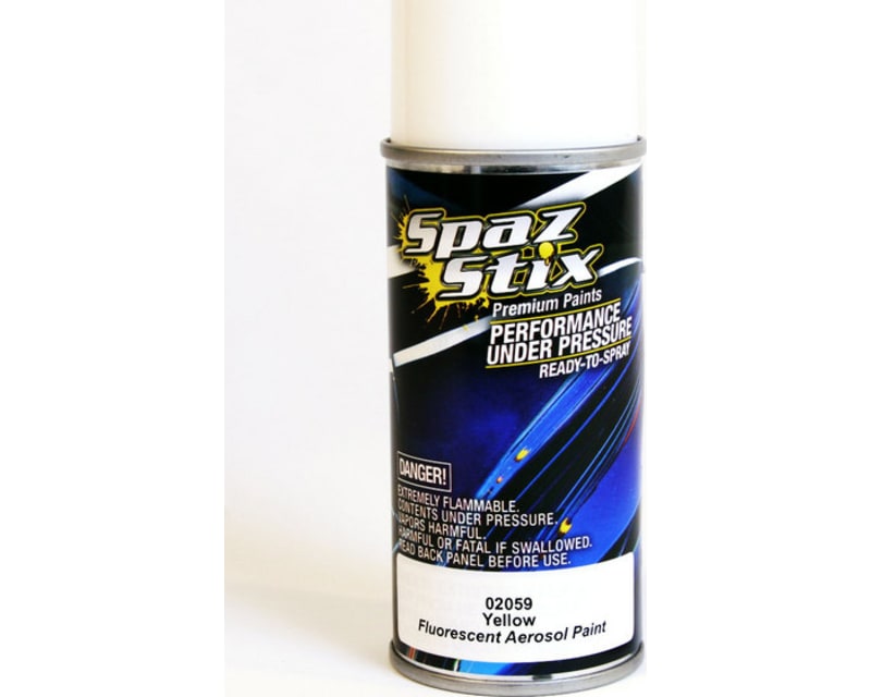 Yellow Fluorescent Aerosol Paint 3.5oz Can