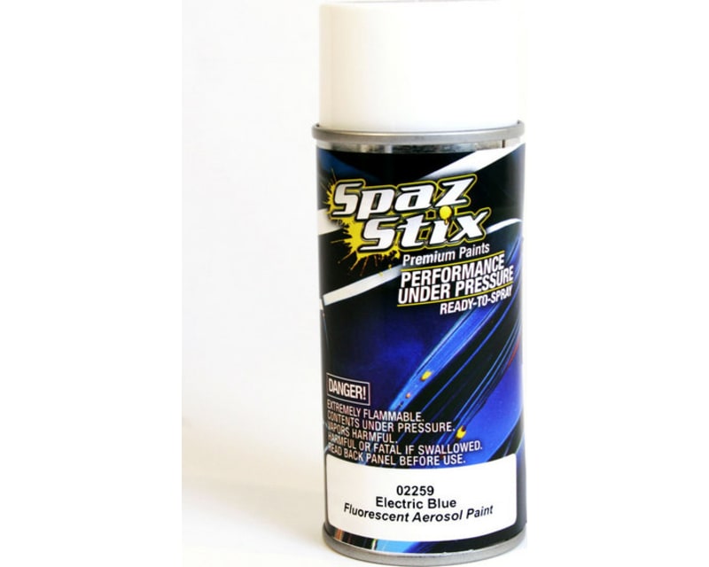 Electric Blue Fluorescent Aerosol Paint 3.5oz Can
