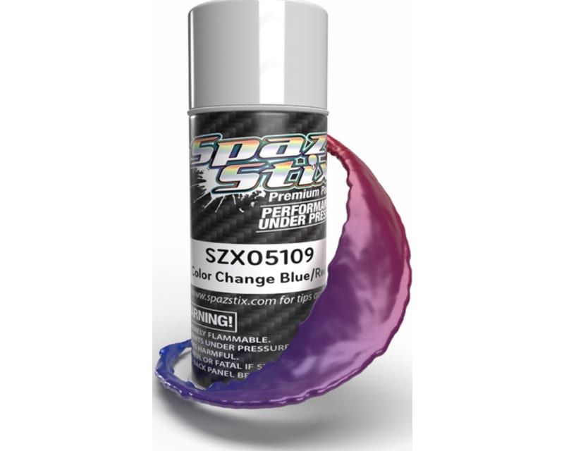 Color Change Aerosol Paint, Blue/Red, 3.5oz Can