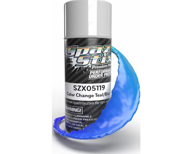 Color Change Aerosol Paint, Teal/Blue, 3.5oz Can